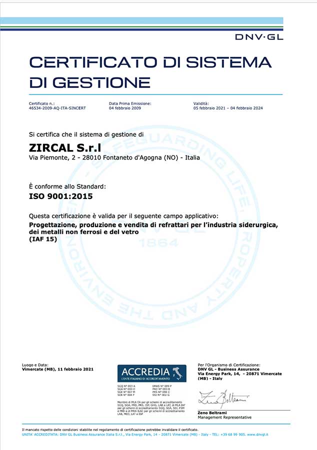 ISO 9001 COL traspITA